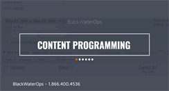 Desktop Screenshot of blackwaterops.com