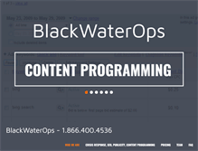Tablet Screenshot of blackwaterops.com